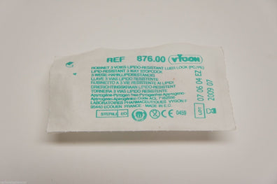 876.00 ~ Vtoon Robinet 3 Voies Lipido-Resistant Luer Lock (x) ~ Lot of 78